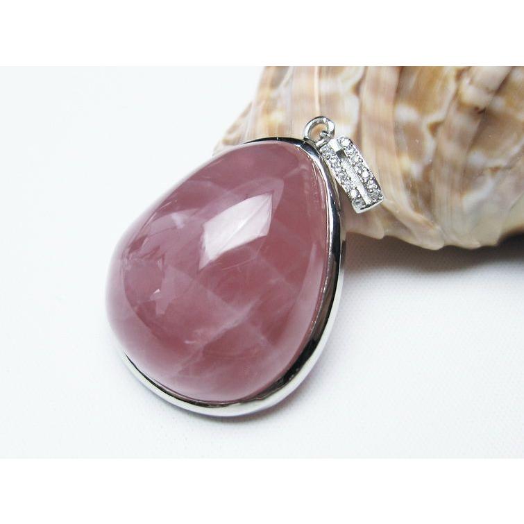 2003年ローズクオーツペンダント ローズクォーツペンダントトップ | KC