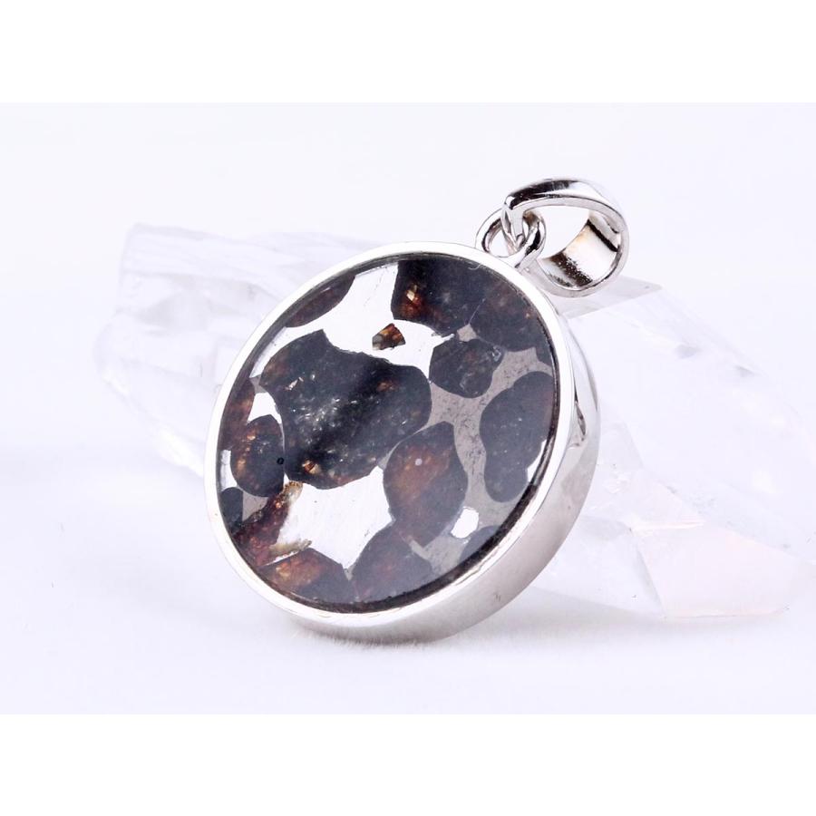 パラサイト隕石 ペンダント パワーストーン ペンダントトップ Pallasite Meteorite メンズ レディース アクセサリー 一点物 送料無料 112-9230_1