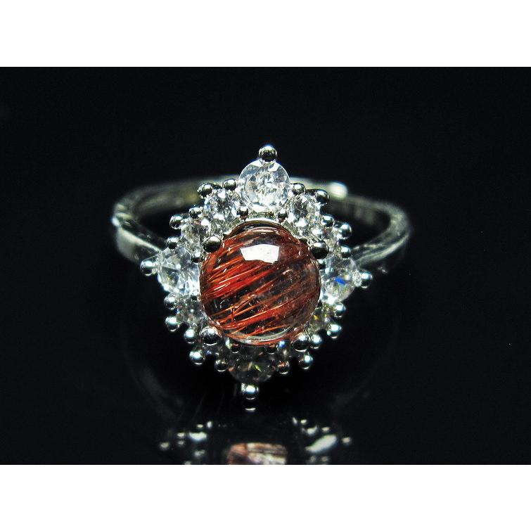 キャッツアイルチルクォーツ 指輪 リング 18号 フリーサイズ 調整可能