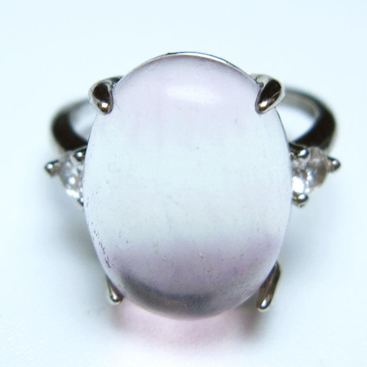 フローライト 指輪 蛍石 リング フリーサイズ 17号 一点物 メール便可