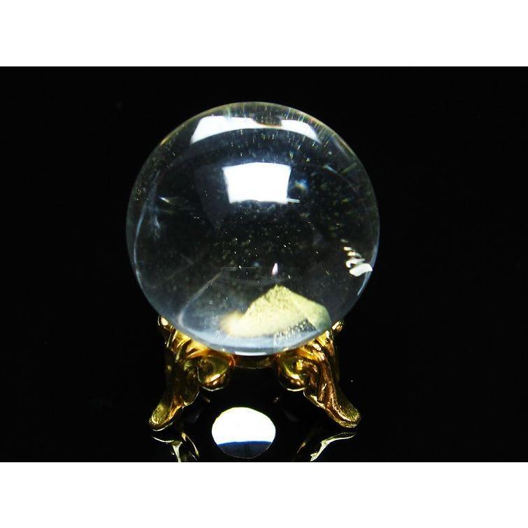 水晶 丸玉 スフィア ファントム 24mm 一点物 141-4109 : 天然石