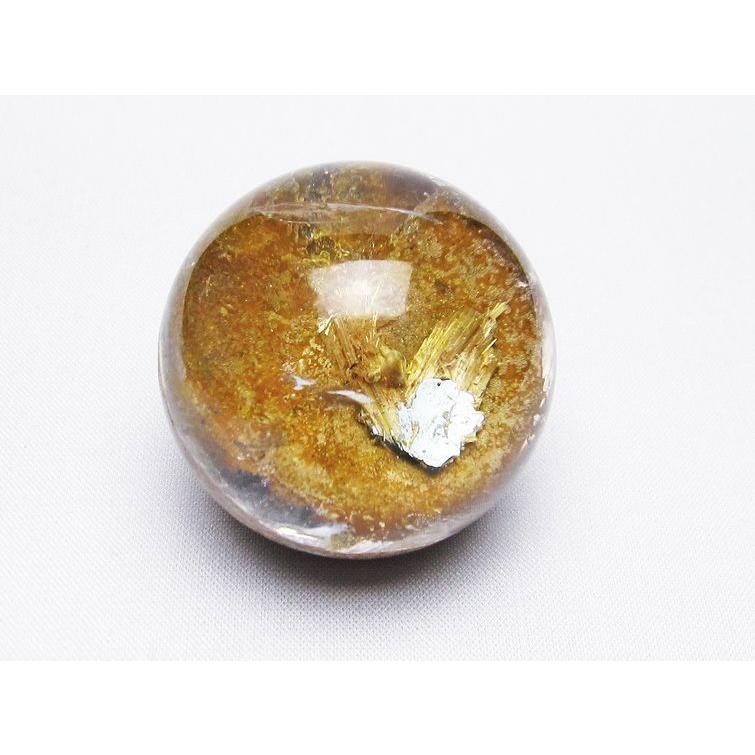 タイチンルチルクォーツ 水晶 丸玉 スフィア 43mm 一点物 送料