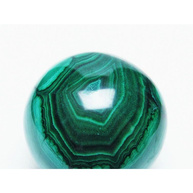 マラカイト 丸玉 38mm スフィア 一点物 送料無料 141-4877 : 天然石