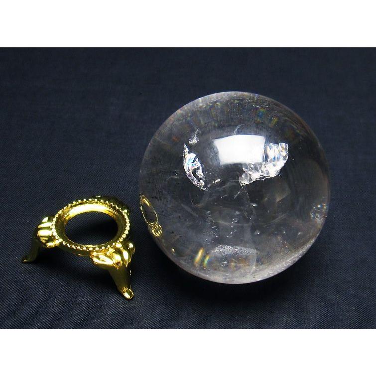 水晶 丸玉 52mm 水晶玉 一点物 [送料無料] 141-6084 : 天然石