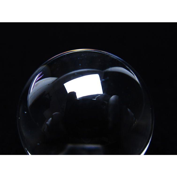 水晶 丸玉 ブラジル産 20mm 一点物 141-6374 : 天然石・パワーストーン 