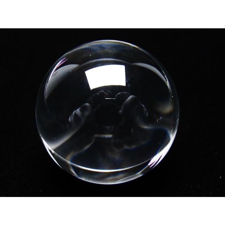 水晶 丸玉 ブラジル産 30mm 一点物 [送料無料] 141-6478ブラジル産