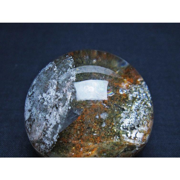 天然ガーデンクォーツスフィア 45mm ポリッシュ ガーデンクォーツ 丸玉 45mm スフィア 一点物 141-6817 : 天然石