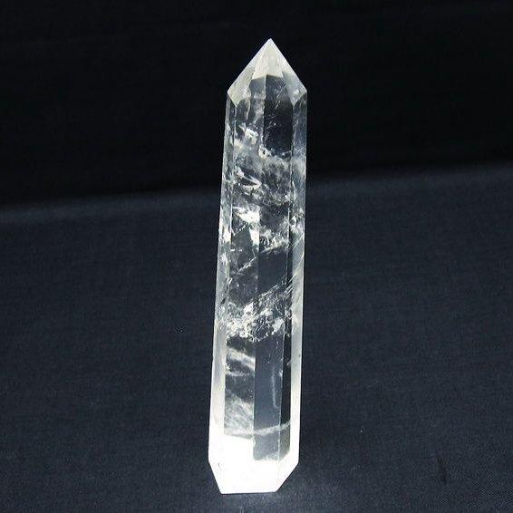 水晶 六角柱 ポイント 置物 一点物 142-10132 : 天然石