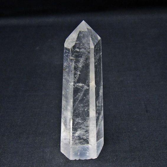 水晶 六角柱 ポイント 置物 一点物 142-11029 : 天然石