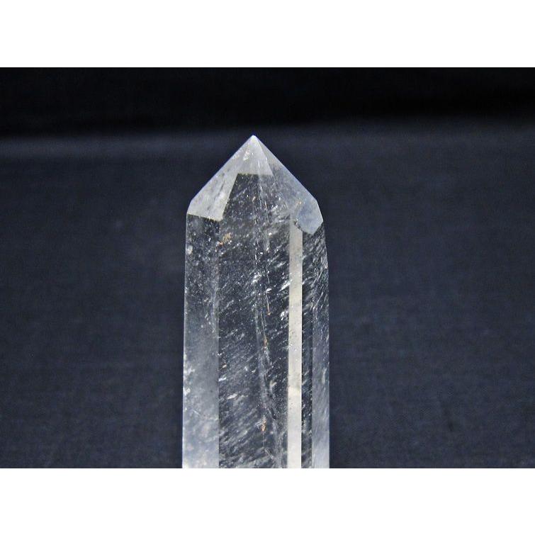 水晶 六角柱 ポイント 置物 一点物 142-11029 : 天然石
