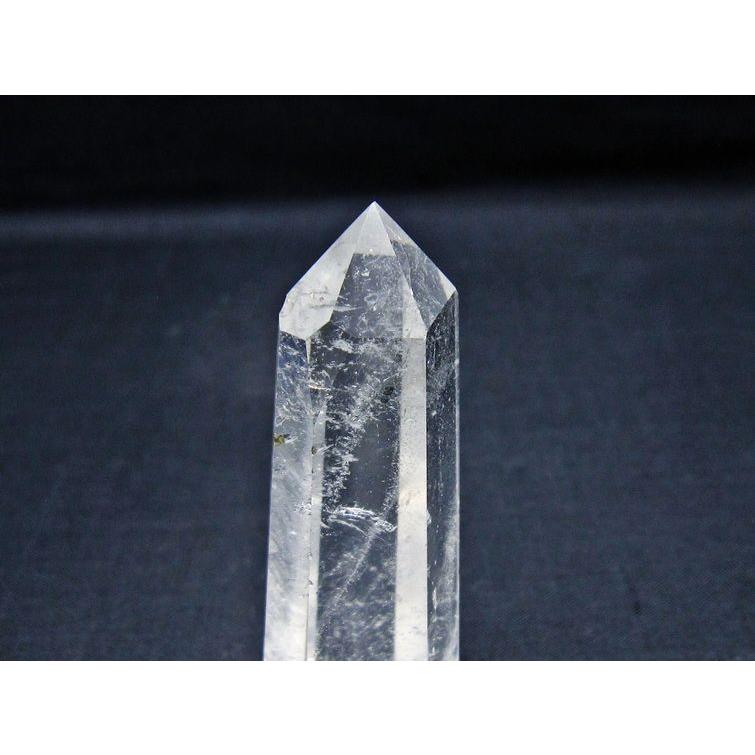 水晶 六角柱 ポイント 置物 一点物 142-11029 : 天然石