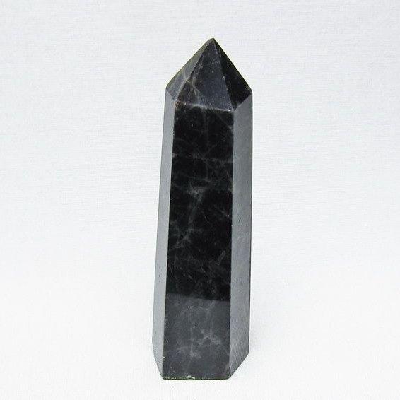モリオン 六角柱 黒水晶 ポイント 置物 一点物 142-11216 : 天然石
