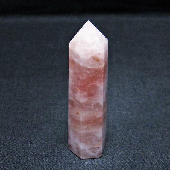 ローズクォーツ 六角柱 一点物 142-5892 : 天然石・パワーストーンの