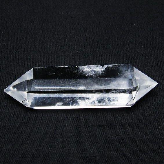 水晶 六角柱 ダブルポイント 原石 ポイント 一点物 142-7739 : 142 