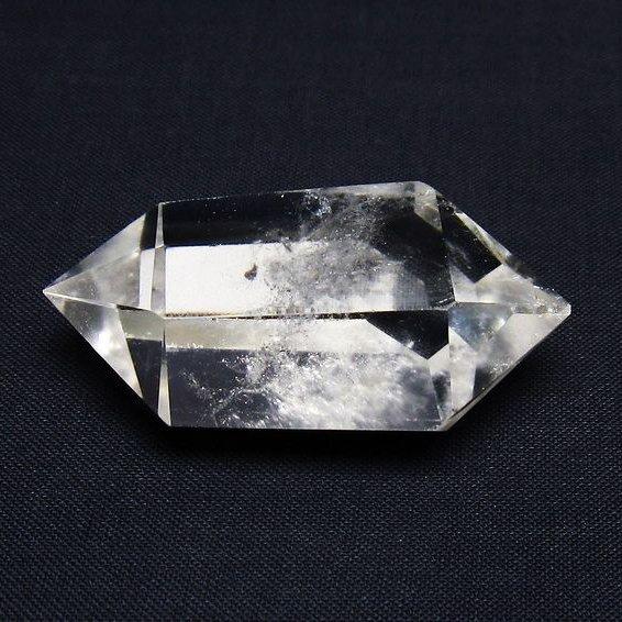 六角柱　　　水晶 水晶 六角柱 ダブルポイント 一点物 142-8604 : 天然石