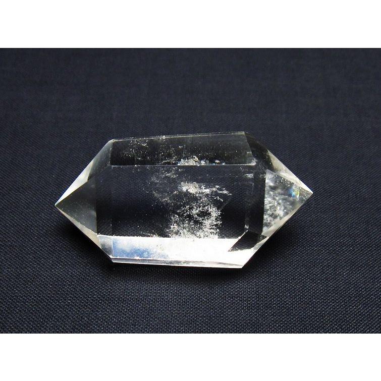 水晶 六角柱 ダブルポイント 一点物 142-8604 : 天然石