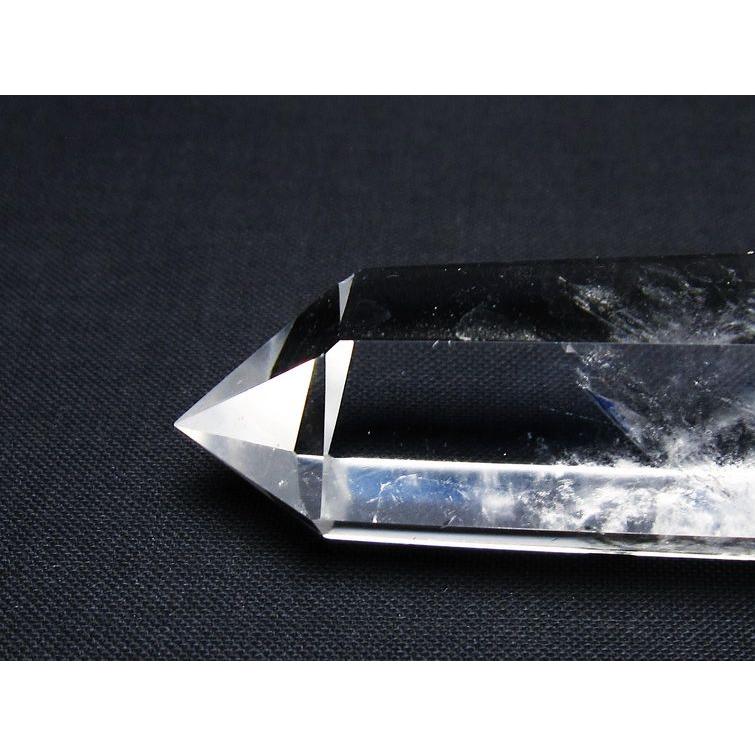 水晶 六角柱 ダブルポイント 一点物 142-8639 : 天然石