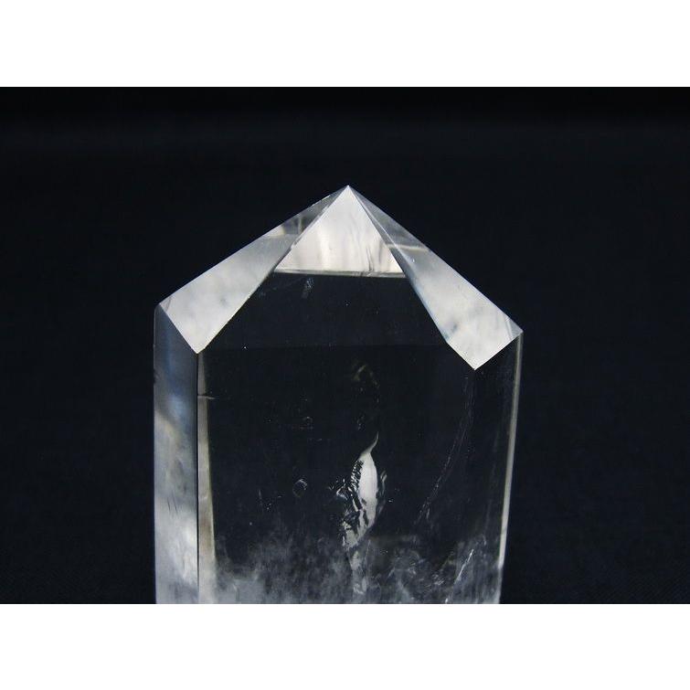 水晶 六角柱 ポイント 置物 原石 一点物 142-9557 : 天然石
