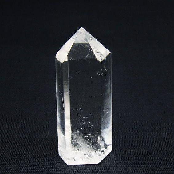 水晶 六角柱 ポイント 置物 原石 一点物 142-9631 : 天然石