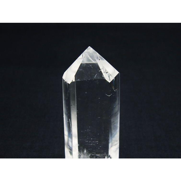水晶 六角柱 ポイント 置物 原石 一点物 142-9631 : 天然石