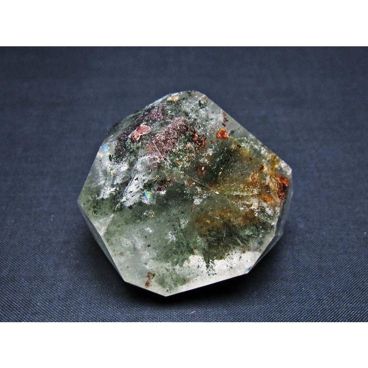 天然パワーストーン・虹色結晶入りガーデンクォーツ原石 願いを叶える！！虹入り！ガーデンクォーツ 【鉱石置物】天然石