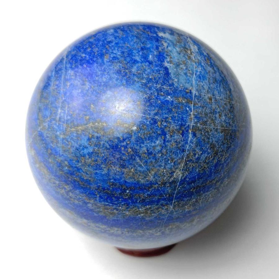 ラピスラズリ 丸玉 61mm スフィア 置物 一点物 151-10028 : 天然石