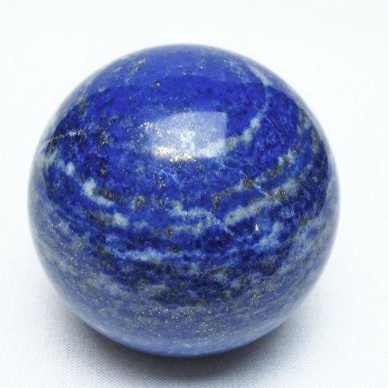ラピスラズリ 丸玉 54mm スフィア 置物 一点物 151-10127 : 天然石