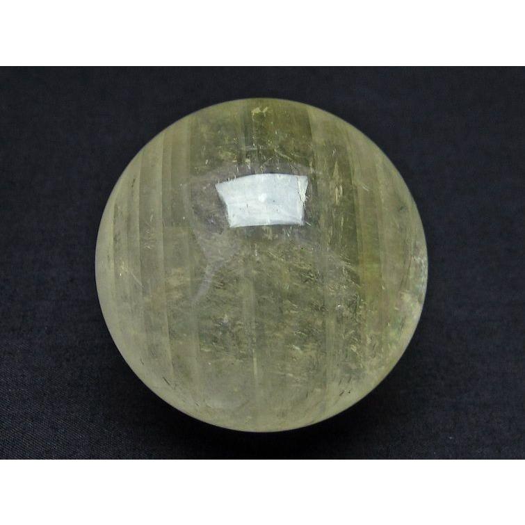 カルサイト 丸玉 スフィア 虹入り 56mm 一点物 151-1333 : 天然石