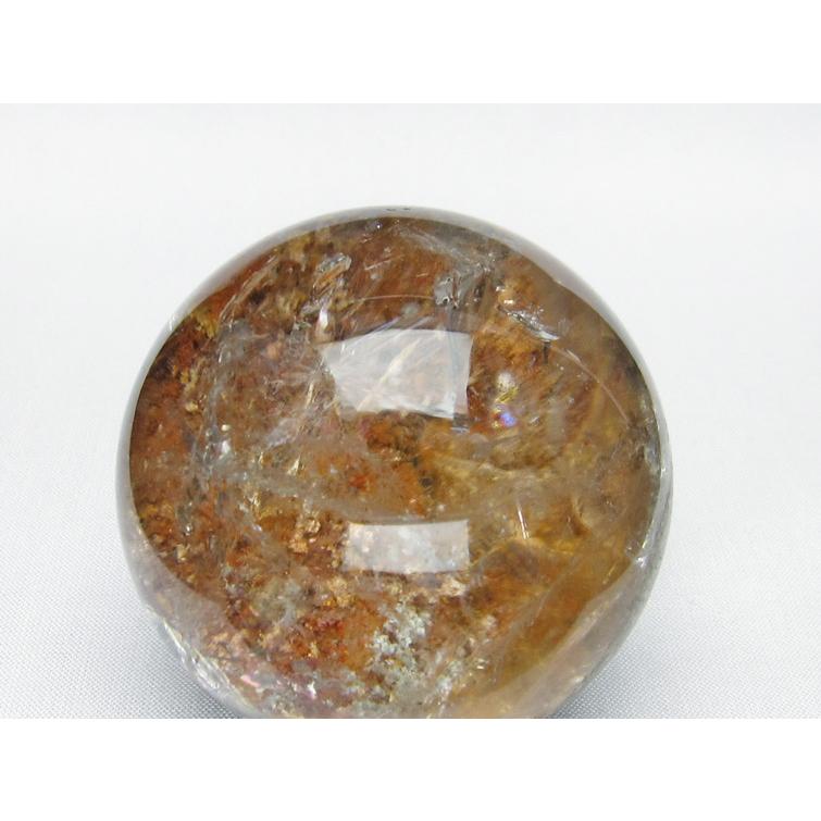 虹入り　ガーデン水晶スフィア　約66㎜ 虹入り ガーデン水晶スフィア 約66㎜