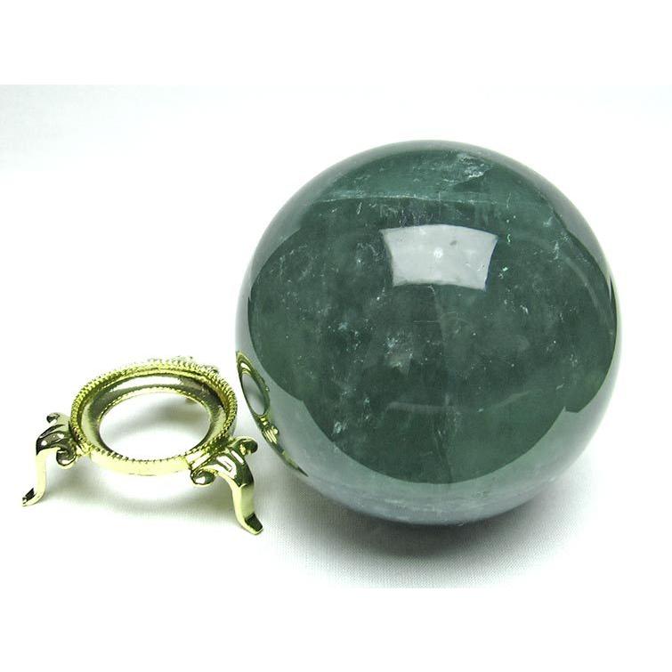 1.4Kg フローライト 丸玉 原石 蛍石 スフィア 94mm 送料無料 一点物