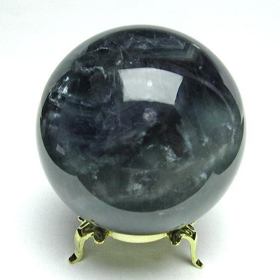 1.2Kg フローライト 丸玉 原石 蛍石 スフィア 91mm 送料無料 一点物