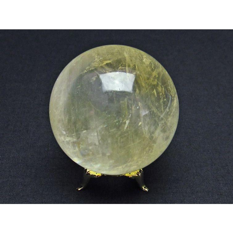 ⭐︎天然石　カルサイト? スフィア　特大　丸玉 高品質]グリーンカルサイト丸玉/スフィア（球体直径約66.1mm） - 埼玉