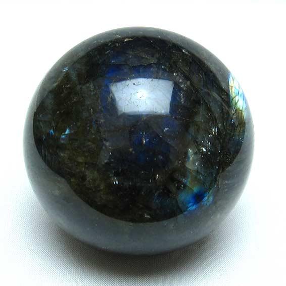 ラブラドライト 丸玉 73mm スフィア 一点物 151-5036 : 天然石
