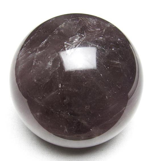 天然石 80mm+ストロベリークォーツのスフィア 丸玉 置物 YY851 トップ