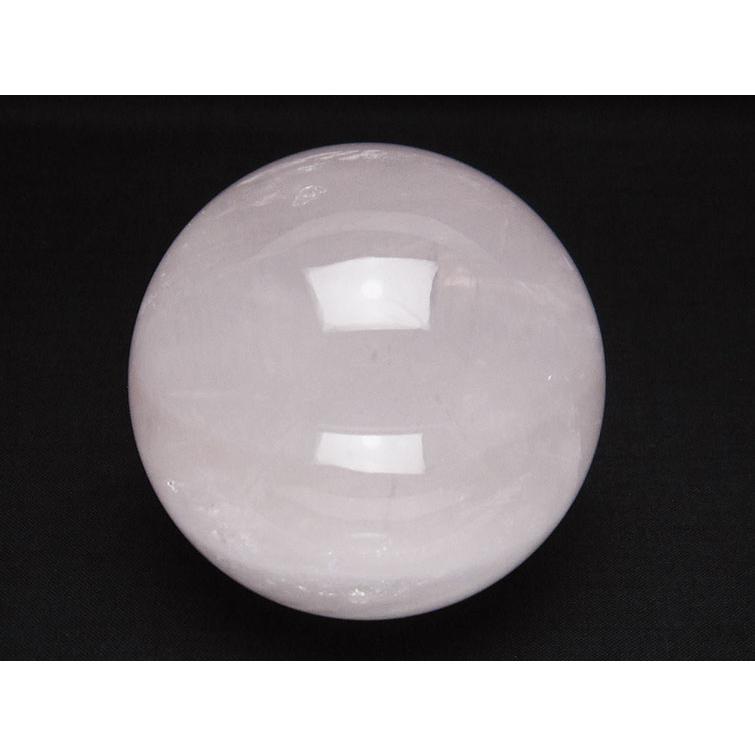 ミルキークォーツ 丸玉 75mm ピンク 一点物 151-5949 : 天然石 