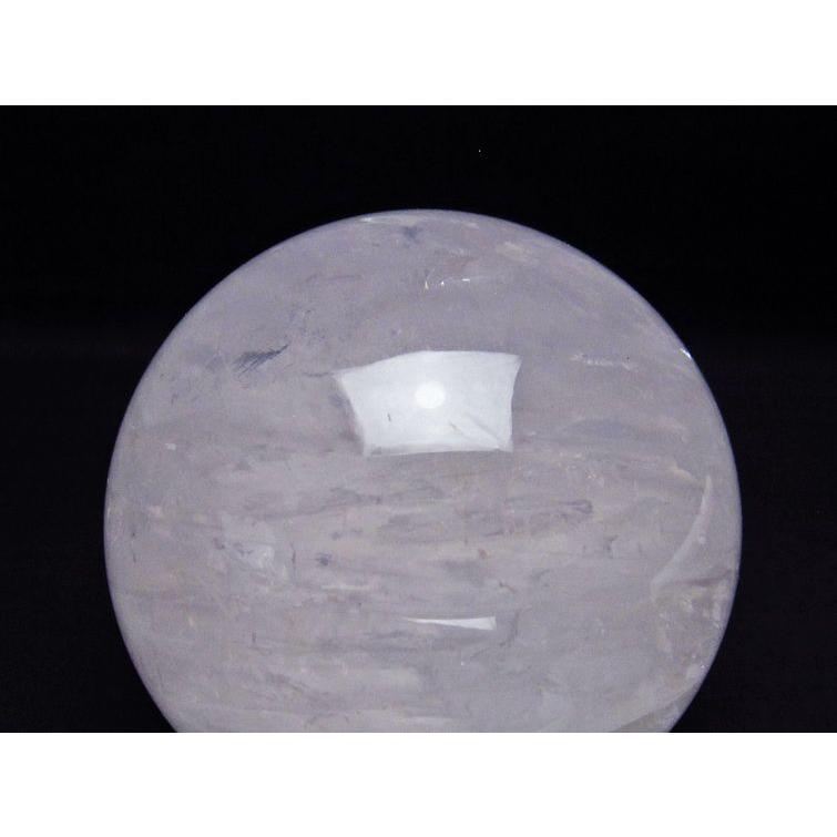 1.5Kg ミルキークォーツ 丸玉 104mm ピンク 一点物 送料無料 151-6035