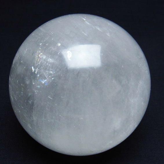 カルサイト丸玉 カルサイト 丸玉 虹入り 83mm ホワイトカルサイト スフィア 一点物 151