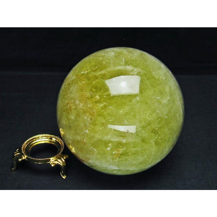 シトリン 丸玉 89mm シトリンクォーツ スフィア 黄水晶 一点物 [送料