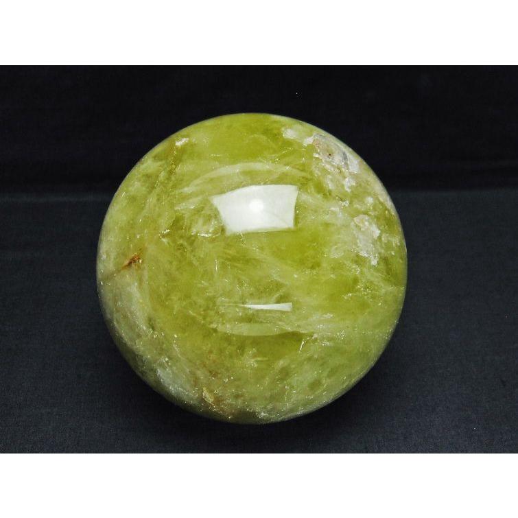 1.1Kg シトリン 丸玉 91mm シトリンクォーツ スフィア 黄水晶 一点物