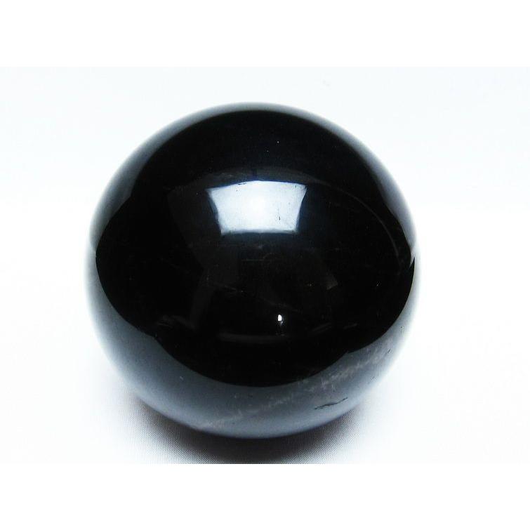 1.6Kg モリオン 丸玉 105mm 黒水晶 一点物 [送料無料] 151-6979 