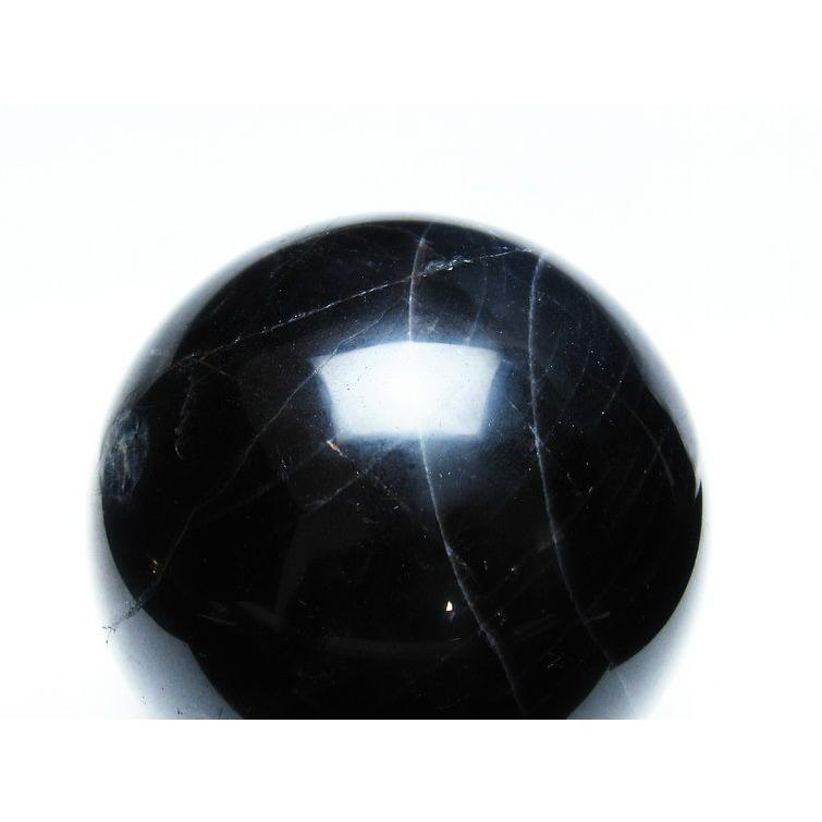 モリオン 1.8Kg 丸玉 108mm 黒水晶 一点物 [送料無料] 151-6980