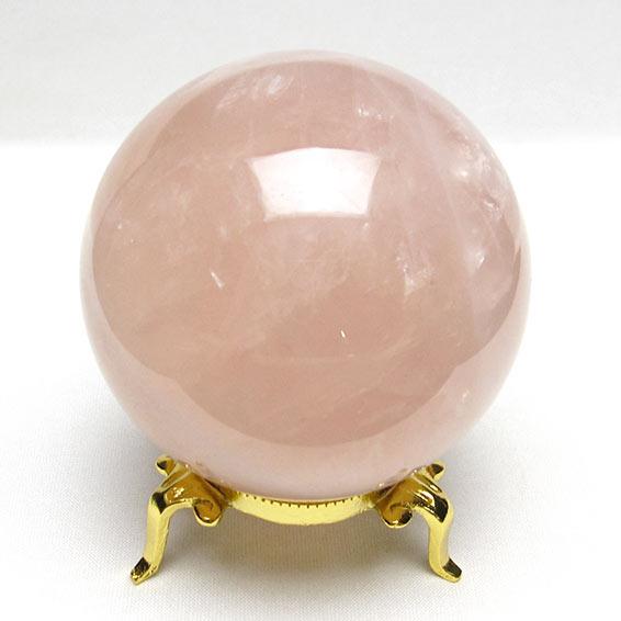 ローズクォーツ 丸玉 80mm スフィア 一点物 151-7039 : 天然石