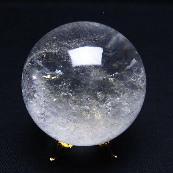 水晶 丸玉 59mm 水晶玉 一点物 151-7156 : 天然石・パワーストーンの