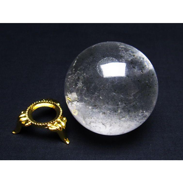 水晶 丸玉 54mm 水晶玉 一点物 151-7157 : 天然石・パワーストーンの
