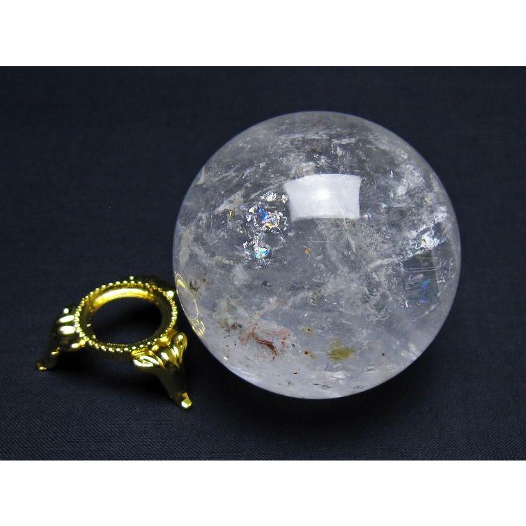 水晶 丸玉 57mm スフィア 水晶玉 球体 玉 一点物 151-7808 : 天然石