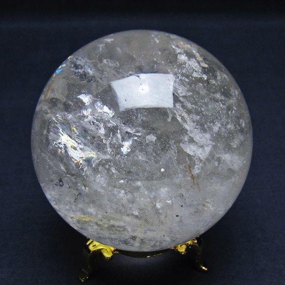 ☆SALE【 エンジェルオーラ 水晶 スフィア 丸玉 約67ミリ 】 水晶 丸玉