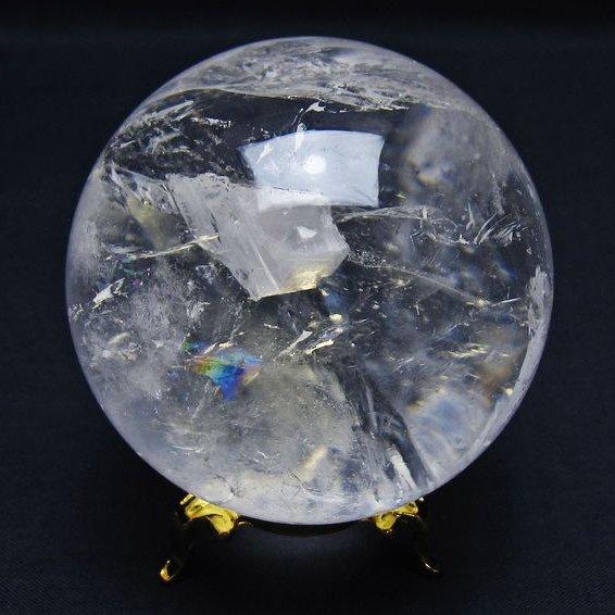 水晶 丸玉 69mm スフィア 水晶玉 球体 玉 一点物 [送料無料] 151-7904