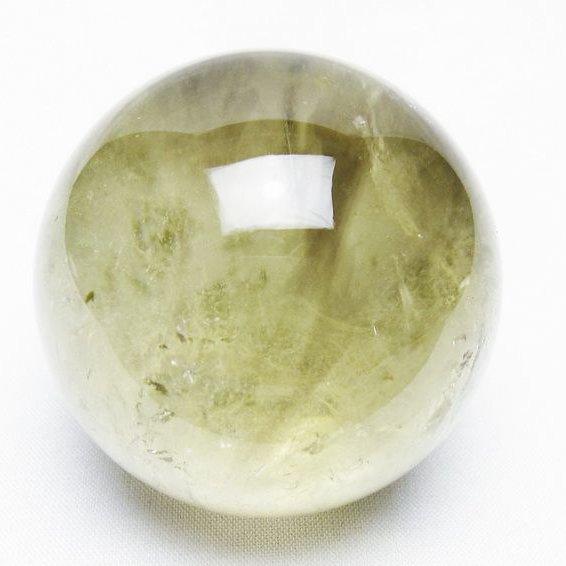 シトリン丸玉　虹入り シトリン 丸玉 虹入り 55mm シトリンクォーツ スフィア 一点物 [送料