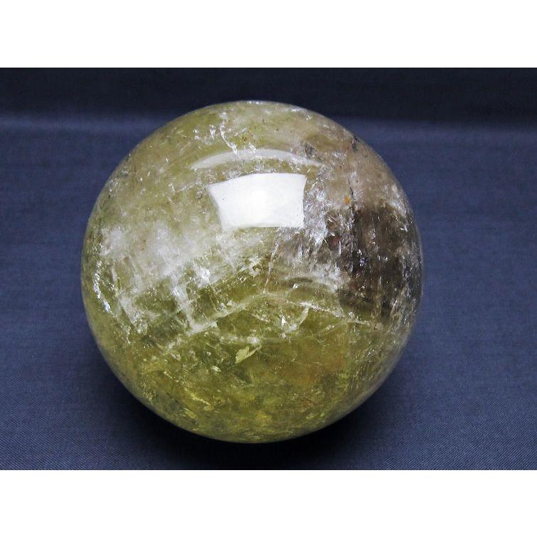 シトリン 丸玉 85mm シトリンクォーツ スフィア 一点物 [送料無料] 151