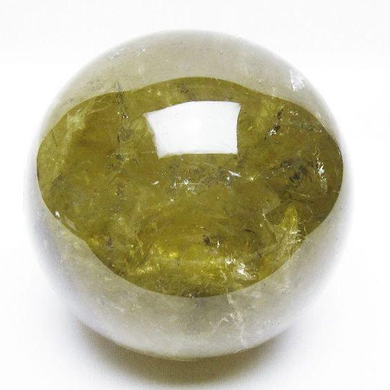 1.2Kg シトリン 丸玉 92mm シトリンクォーツ スフィア 一点物 [送料